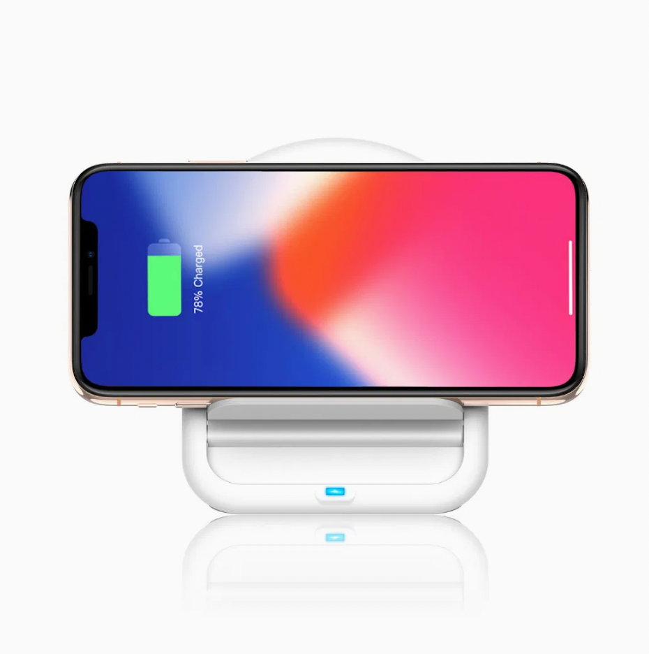 2-in-1 Foldable Wireless Charging Phone Stand