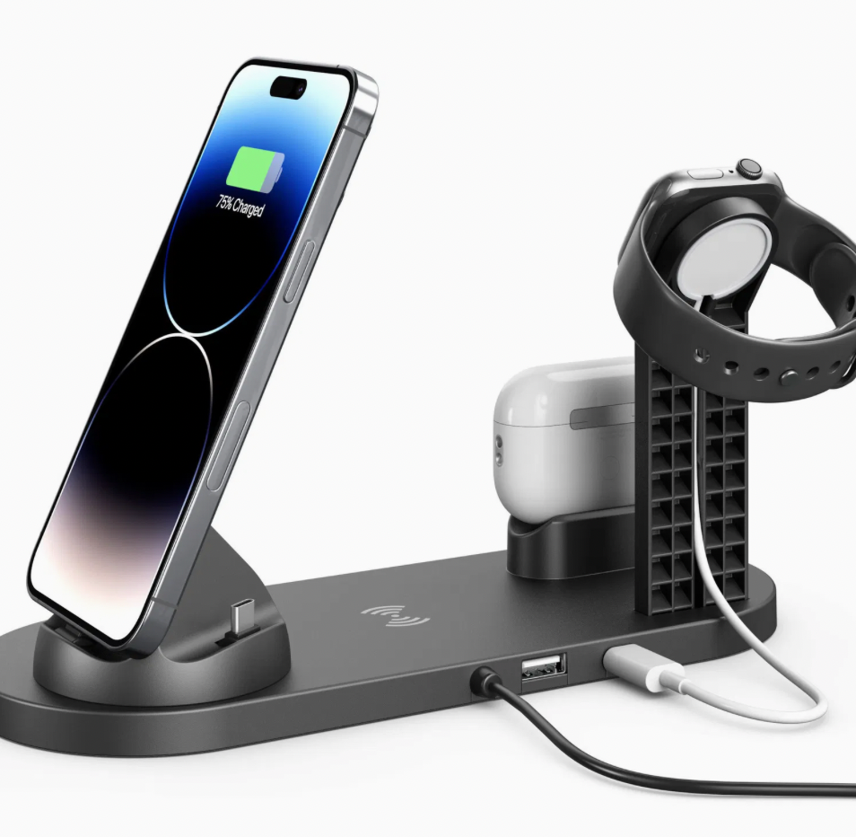 4-in-1 Wireless Charging Dock for Multiple Devices